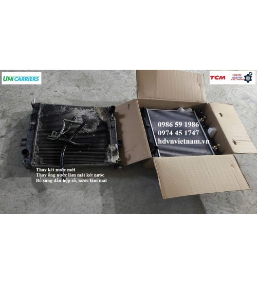 Két nước làm mát xe nâng Unicarriers Nissan Y1F2A25U YG1F2A30U động cơ QD32 chính hãng